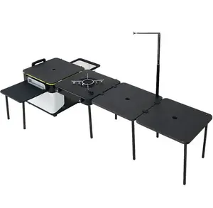 Verkopen Goed Outdoor Begeleidingssysteem Multifunctionele Mobiele Keuken Firstents Draagbare Volledig Uitgerust Keuken Kits Met Klaptafel