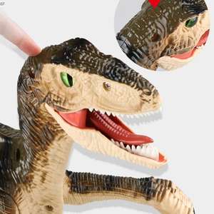 Dinosaurio <span class=keywords><strong>de</strong></span> Control remoto, dinosaurio realista, juguetes educativos para niños, juguete <span class=keywords><strong>de</strong></span> simulación DIY, dinosaurio <span class=keywords><strong>de</strong></span> Control remoto 2,4 - Product Image 3