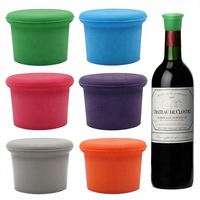 Bouchons de vin réutilisables en silicone sans BPA SNOWBOY WS002, anti-fuite, couvre-bouteille de bière pour