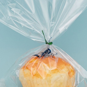 New Customization Bread Packaging <b>Bag</b> Opp clear <b>Transparent</b> Bottom Gusset Bread <b>Bag</b> LDPE - Product Image 1