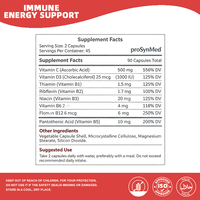 Complément Alimentaire en Capsules à Haute Concentration de Vitamine C, D3 et Complexe B pour un Mode de Vie Actif et des Soins de Bien-être (Marque Privée)