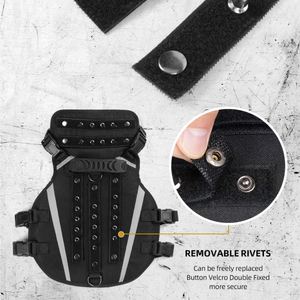 Nouveau Gilet Réfléchissant Robuste pour Chien avec Poignée, Protection Anti-Hibou pour Chiots, Gilet Imperméable en Nylon à Pointes Style Punk pour Chien - Product Image 5