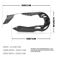 Protector de Cadena Real para X-ADV750 XADV 750 2017-2026, Kit de Carenado para Motocicleta, Cubierta Protectora