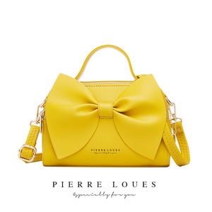 Pierre Loues <b>Bow</b> Boston Bag <b>Large</b> Capacity Women's Handbag Everyday Use - Product Image 2
