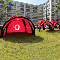 TPU imperméable annoncent l'auvent gonflable de forme de X 10ft annonçant le chapiteau gonflable de tentes de dôme de la publicité pour l'exposition extérieure d'événements