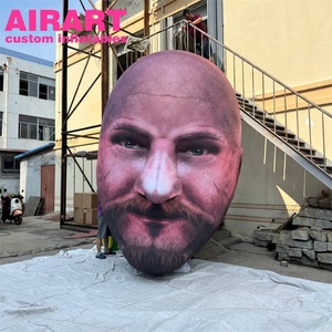 Image de tête de personnage gonflable personnalisée, effet tridimensionnel, tête de <span class=keywords><strong>homme</strong></span> gonflable - Product Image 6