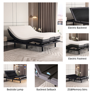 Cama Médica Eléctrica <span class=keywords><strong>Ecofit</strong></span> 220 IEC 60601 con Altura Ajustable de 385-690 mm, Cama de Cuidado en el Hogar para Uso Hospitalario y Doméstico, para Mujeres Embarazadas - Product Image 3