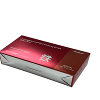 Boîte de soins médicaux haut de gamme en carton argenté, emballage exquis pour compléments alimentaires, carton imprimé en feuille métallique durable