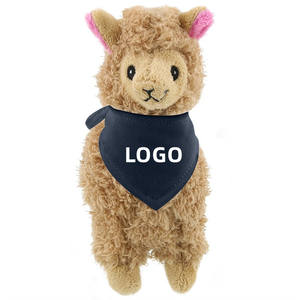 Peluches personnalisées Lovely Logo <span class=keywords><strong>Lana</strong></span> Llama Bandana avec chemise - Product Image 1