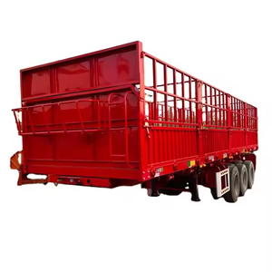 Venta Directa de Fábrica: Semirremolque de 3 Ejes con Barandas Altas, Remolque Personalizado con Barandas, Semirremolque de Carga con Barandas de 60 Toneladas a Bajo Precio - Product Image 1