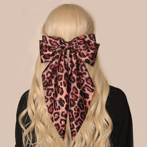 <span class=keywords><strong>PL</strong></span> pronto per la spedizione di leopardo stampa lunga farfalla fermagli per capelli ragazze testa Clip per capelli accessori - Product Image 2