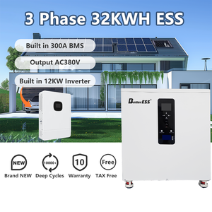 แบตเตอรี่ลิเธียม628Ah 32kwh สำหรับ All-in-one <span class=keywords><strong>ESS</strong></span> 51.2V พร้อมอินเวอร์เตอร์ AC380V 12KW สามเฟสอินเวอร์เตอร์ WiFi จัดเก็บพลังงานในบ้าน - Product Image 2