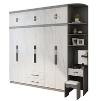Armoire à vêtements modernes de luxe, personnalisée, meubles de chambre à coucher, dans le placard