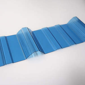 Lastra in <span class=keywords><strong>Policarbonato</strong></span> Ondulato <span class=keywords><strong>Trasparente</strong></span> Ignifugo Rivestito a Colori <span class=keywords><strong>per</strong></span> <span class=keywords><strong>Coperture</strong></span> - Product Image 3