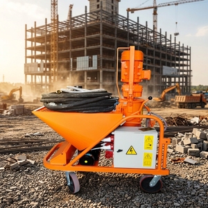 Le mélange de mortier de niveau automatique transporte la pompe et les pièces Machine de pulvérisation de plâtrage automatique 220V / 380V - Product Image 4