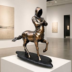 "El Origen del Céntaro" - <span class=keywords><strong>Obra</strong></span> <span class=keywords><strong>Maestra</strong></span> Surrealista de Bronce de Alta Gama Personalizable, Escultura de Bronce - Product Image 3