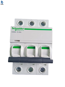 IC65N 3P D 20A เบรกเกอร์วงจรขนาดเล็ก เบรกเกอร์ป้องกันกระแสเกิน เบรกเกอร์วงจรแรงดันต่ำ 3 ขั้ว 20A แบบ D Curve - Product Image 1
