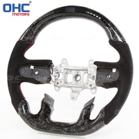 Volant en fibre de carbone LED forgé pour Dodge, volants personnalisés Ram 1500 2019 2020 2021 Trx Rebel Laramie Ohc Motors