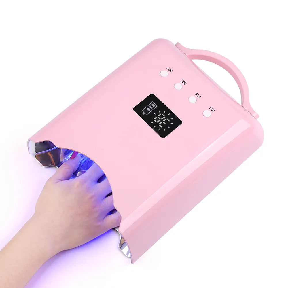 Pro Cordless 78W UV LED lampada per unghie Manicure Pro Cordless 78W UV LED lampada per unghie Manicure professionale Gel Dryer78w