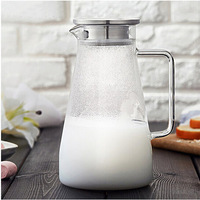 Vente en gros de carafe en borosilicate résistant à la chaleur et au froid pour bar, maison, restaurant et hôtel