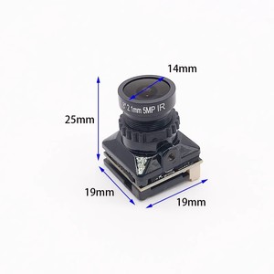 Caméra HD PFLY FPV 1800TVL avec carte de réglage des paramètres OSD, grand angle 2.1MM, accessoires de drone, pièces RC - Product Image 2