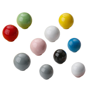 LGEDIS <b>Ceramic</b> Round Cabinet <b>Knobs</b> For <b>Drawer</b> Modern Furniture Handles Durable Single Hole Design - Product Image 3