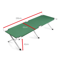 Lit de camping pliable léger E-RIKE, résistant, pour extérieur, capacité 200 kg, pour adultes