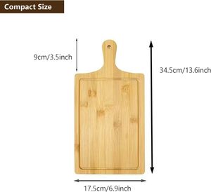 Mini <span class=keywords><strong>planche</strong></span> à charcuterie, plateau de service pour fruits, biscuits et fromages, <span class=keywords><strong>planche</strong></span> à découper en bambou pour l'inauguration de la maison, les mariages et la décoration de cuisine - Product Image 2