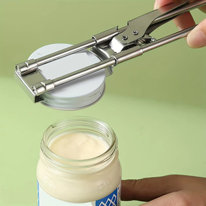Ouvre-bouteille et tire-capsule réglable en acier inoxydable : ouvrez facilement la bière et resserréz le bouchon, portable dans la cuisine. - Product Image 1