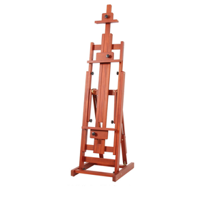 Chevalet à cadre en H en noyer de haute qualité Chevalet de peinture de studio polyvalent pour artistes Nouveau produit - Product Image 1
