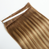 Extensions de cheveux invisibles injectées de qualité supérieure, 100 % cheveux humains Remy, cuticules alignées, fournisseurs de cheveux russes
