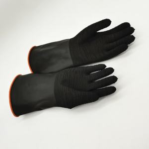 قفازات صناعة Xingli الثقيلة لجميع الأغراض اللاتكس مقاومة للتآكل واقية النخيل المجعد للعمل - Product Image 3