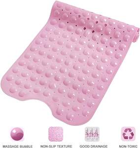 Tapis de bain et de douche en PVC, résistant à l'eau, antidérapant, fin, adapté aux animaux domestiques, pour une stabilité accrue et une sécurité quotidienne dans les zones humides - Product Image 6