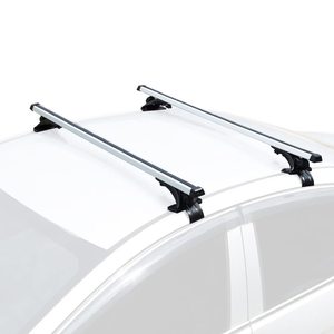 Barres de <span class=keywords><strong>toit</strong></span> en alliage d'aluminium de 120 cm, 2 pièces, rails transversaux avec porte-bagages, porte-vélos pour voitures, <span class=keywords><strong>barre</strong></span> de <span class=keywords><strong>toit</strong></span> latérale par côté - Product Image 2