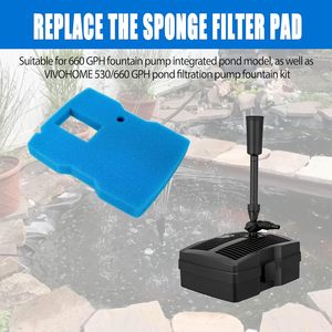 Éponge de remplacement pour filtre CUF-6000, 660 GPH, filtre pour fontaine de bassin, feutre en PP, filtre à liquide - Product Image 5