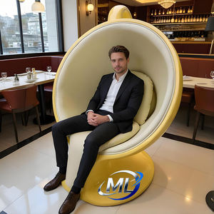 Fiberglass Coffee Cup Shape Single Leisure Lounge <b>Chair</b> Modern Design Durable Customized Color Apartment Outdoor Use - Product Image 2