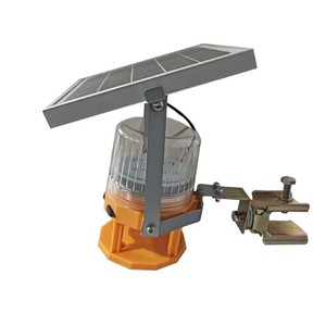 Luz de Advertencia LED Solar MFL4867 de 3W IP66, Lámpara de Señalización de Tráfico Intermitente Roja y Azul - Product Image 5