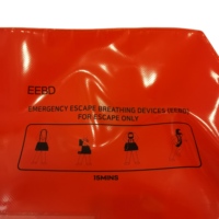 Appareil respiratoire d'évacuation d'urgence (AED) Ayon avec réservoir en acier de 3L, Respihood 210bar, autonomie de 15 minutes, appareil respiratoire d'auto-sauvetage