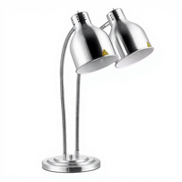Lampe chauffante alimentaire en fer rose doré Dingyong pour buffet, chauffe-plat électrique de bureau, lampes chauffantes électriques