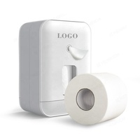 Keluaran baru dispenser tisu kertas Pulpdouble roll toilet wajah tengah tarik kertas tisu dispenser