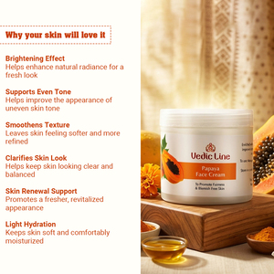 Herbal Papaya <b>Face</b> Cream for Whitening, Moisturizing & Skin Care - Product Image 3