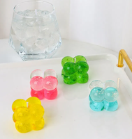 Cire gel/cire gelée pour la décoration intérieure Bougie parfumée aux fleurs séchées fantaisie