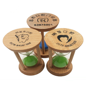 Toptan ucuz yaratıcı 1/3/5 dakika yuvarlak kum zamanlayıcı ahşap kum saati noel becerikli alet - Product Image 4
