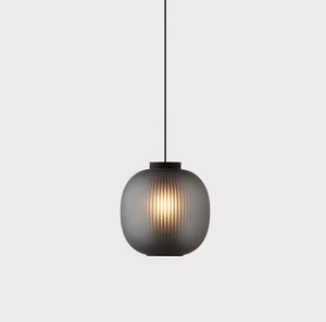Zèle éclairage nordique moderne minimaliste salle à manger pendentif en verre soufflé restaurant lustre - Product Image 6