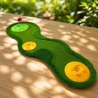 Tapis de putting de golf intérieur/extérieur en EVA/PE/PP, 1x3m/1.5x3m/2.5x3m ou tailles personnalisées