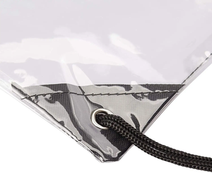 Waterproof Large <strong>Clear</strong> <strong>Bag</strong> See Through <strong>PVC</strong> Transparent Drawstring <strong>Bags</strong> Stadium Colleges Sport Drawstring Backpack - Product Image 6