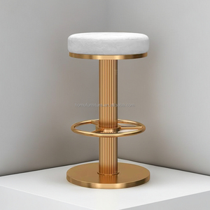 <span class=keywords><strong>Tabouret</strong></span> <span class=keywords><strong>de</strong></span> <span class=keywords><strong>bar</strong></span> pivotant sans dossier en velours, réglable en hauteur, pour la maison, la cuisine, le comptoir, l'hôtel - Product Image 1