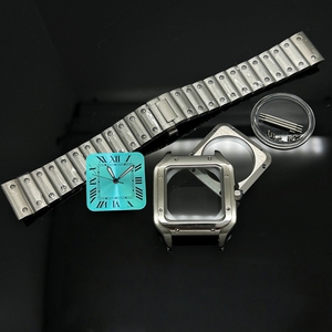Boîtier de montre en acier 316L noir, argent, or rose de 38 mm, cadran de 27 mm - Pièces de réparation/modification pour mouvements automatiques <span class=keywords><strong>Seiko</strong></span> NH35/36 - Product Image 6