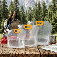 Pochettes souples personnalisées en PET/BOPA/CPP de qualité alimentaire, imprimées en héliogravure, avec bec verseur et gaufrage, emballage plastique recyclable pour jus et eau minérale