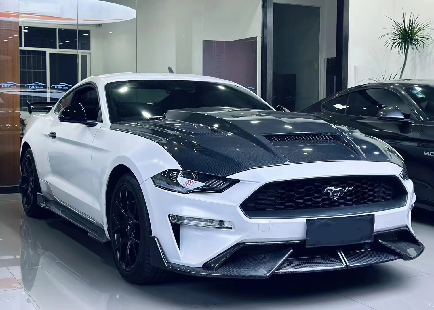 carbon fiber hood mustang gt 2018 2023